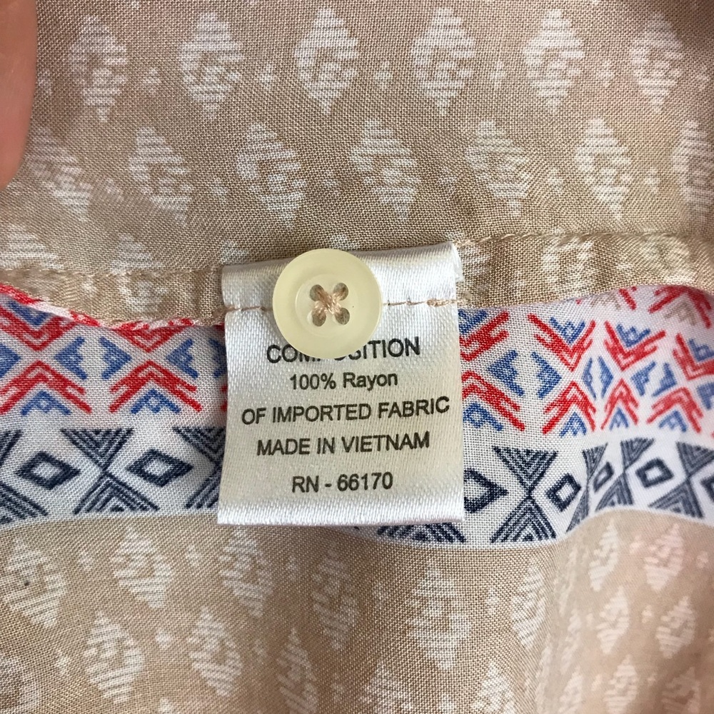 Anthropologie Maeve sunset district tribal shirt - Picture 5 of 5